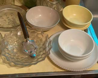 Cubist Fostoria Plate