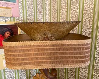 FABULOUS Vintage Mid-Century Modern Lamp W/ ORIGINAL Shade!