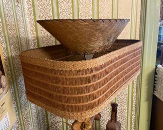 FABULOUS Vintage Mid-Century Modern Lamp W/ ORIGINAL Shade!