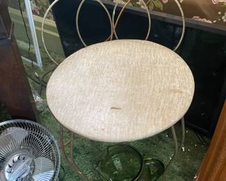 Mid-Century Modern Vanity Stool