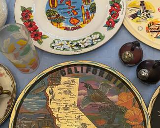 Vintage Souvenir Tin Tray