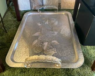 Hand Hammered Tray