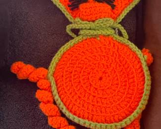 Handmade Cat Crotched Trivet