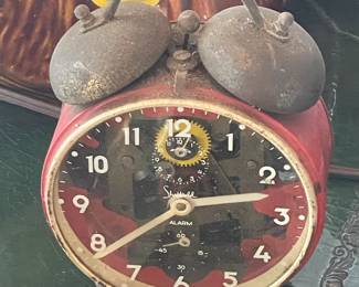 Vintage See Through Alarm Clock