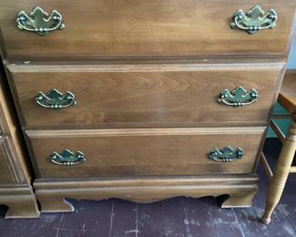 Tall Wooden Dresser