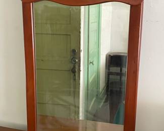 Wooden Dresser W/ Mirror