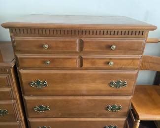 Tall Wooden Dresser