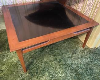 Vintage Mid-Century Modern 2 Tier Corner Table
