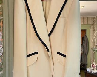 Vintage Yellow Tuxedo Jacket