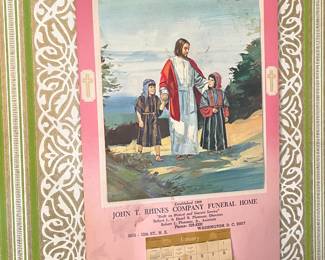 Vintage Funeral Home Calendars