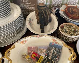 Assorted Souvenir Plates, China, Etc.