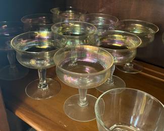 Assorted Crystal, Glassware, Clear Glass, Etc.