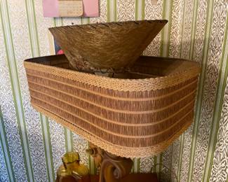 FABULOUS Vintage Mid-Century Modern Lamp W/ ORIGINAL Shade!