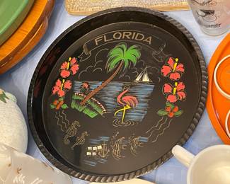 Vintage Florida Souvenir Tray
