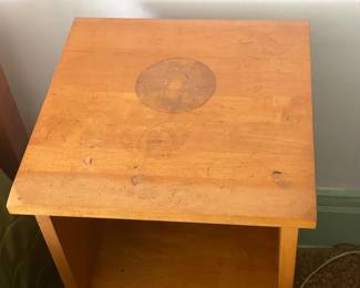 Wooden 2 Drawer Nightstand