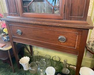 Dining Room China Cabinet W/ Glass Door