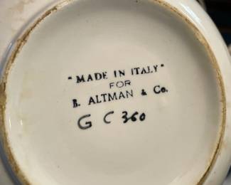 Vintage "Stardust" Mid-Century Modern Snowflake Patterned China Set (Italy)