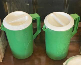 Vintage Plastic Tulip Pitchers