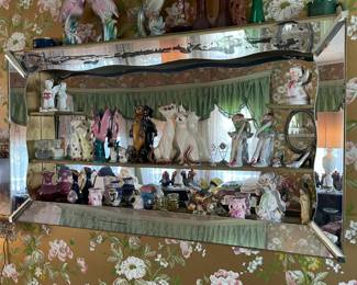 Vintage Mirrored Wall Shadowbox