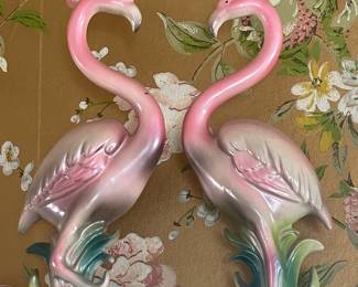 Vintage Flamingo Figurines