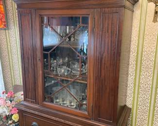 Dining Room China Cabinet W/ Glass Door