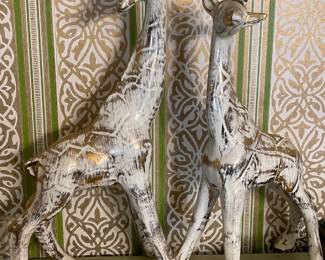 Vintage Mid-Century Modern Giraffe Figurines