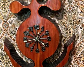 Vintage Wooden Anchor Wall Clock