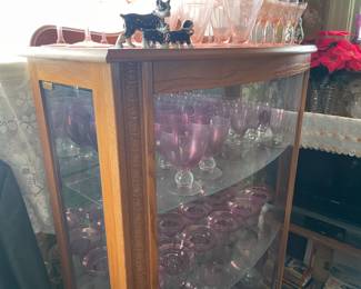 Wooden Side-Loading Glass Display Case