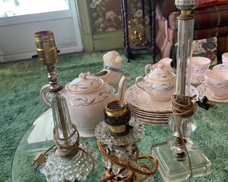 Crystal Tabletop Lamps