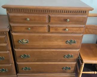 Tall Wooden Dresser