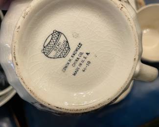 China Set By Edwin Knowles