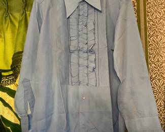 Vintage Men's Dress, Casual, & Tuxedo W/ Ruffle Insert Shirts
