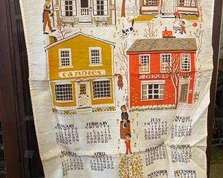 Vintage Fabric Calendar