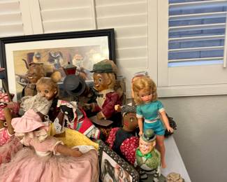 toaster dolls and some toys 