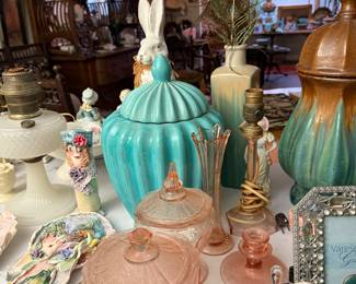 lots of glassware 