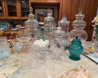old fashion candy jars