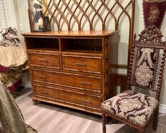 low boy dresser / dbl =queen head board