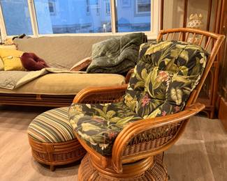 Tommy Bahamma  rocker/chair w ottoman