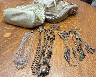 misc jewelry and some purses