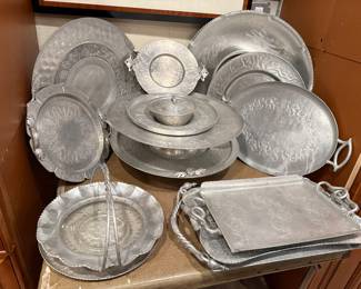 20's aluminum trays and more