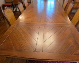 Marie Albert French Country extension dining table