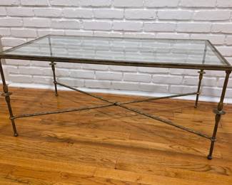 Vintage "La Forge Francaise" Saturne Cocktail Table