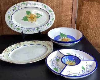 Serving Platter And Serving Bowls