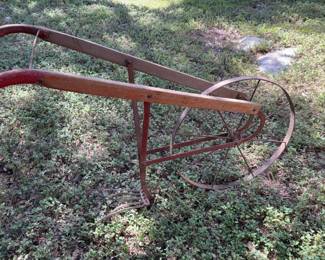 Vintage walkbehind cultivator Plow