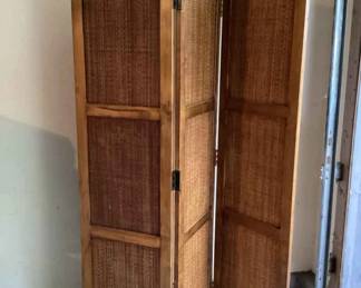 Modern Three Panel Folding Screen