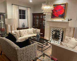 Ethan Allen Furniture, Simon Bull Art, Ethan Allen Lamps,
