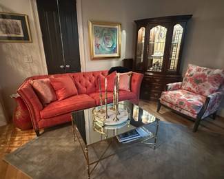 Ethan Allen Sofa and chair, Allenhurst coffee table