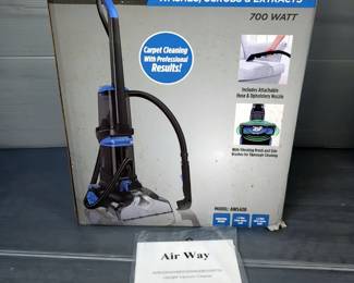 Air Way Sanitizor Pro Carpet Cleaner, Powers On