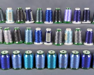 Embroidery, Sewing & Quilting Thread Spools, Various Colors, Approx Qty 50