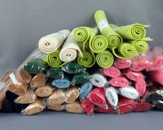 Assorted Kimberbell Embroidery Felt & Velveteen Fabric Rolls
